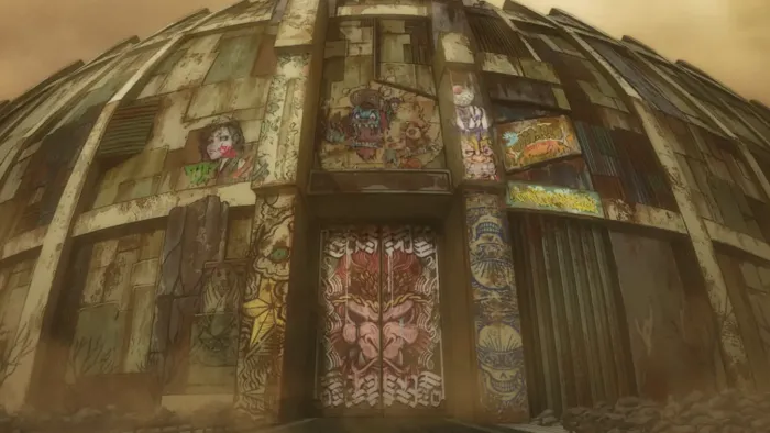 l'entrée de la ville - Gachiakuta